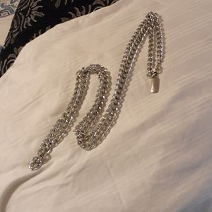 Ralph Lauren Silver Chain Link Necklace